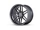 Ferrada Wheels F8-FR6 Matte Graphite Wheel; 20x9 (06-10 RWD Charger)