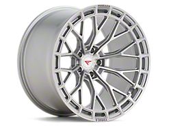 Ferrada Wheels FR12 Machine Silver Wheel; Rear Only; 20x10; 13mm Offset (06-10 RWD Charger)