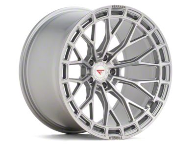Ferrada Wheels FR12 Machine Silver Wheel; Rear Only; 20x10; 13mm Offset (06-10 RWD Charger)