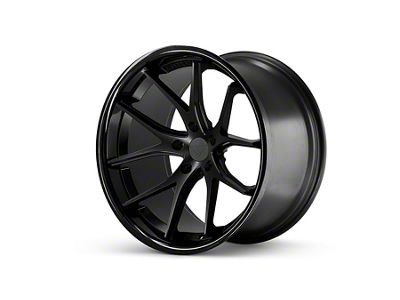 Ferrada Wheels FR2 Matte Black with Gloss Black Lip Wheel; 20x9 (06-10 RWD Charger)