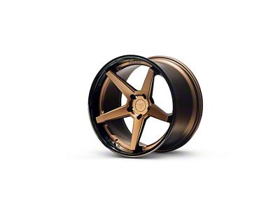 Ferrada Wheels FR3 Matte Bronze with Gloss Black Lip Wheel; 20x9 (06-10 RWD Charger)