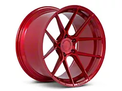 Ferrada Wheels F8-FR8 Brushed Rouge Wheel; 20x10; 25mm Offset (10-15 Camaro)