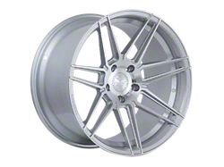 Ferrada Wheels FR6 Machine Silver Wheel; Rear Only; 20x10.5; 28mm Offset (10-15 Camaro, Excluding Z/28)
