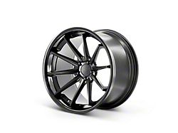 Ferrada Wheels FR4 Matte Black with Gloss Black Lip Wheel; 20x10.5; 20mm Offset (11-23 RWD Charger, Excluding Widebody)