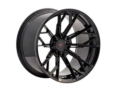 Ferrada Wheels F8-FR11 Obsidian Black Wheel; 20x10.5 (15-23 Mustang)