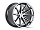 Ferrada Wheels CM2 Machine Black with Chrome Lip Wheel; 19x9.5 (16-24 Camaro)