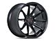 Ferrada Wheels CM2 Matte Black with Gloss Black Lip Wheel; 19x9.5 (16-24 Camaro)