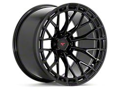 Ferrada Wheels FR12 Obsidian Black Wheel; 20x10; 28mm Offset (16-24 Camaro, Excluding ZL1)