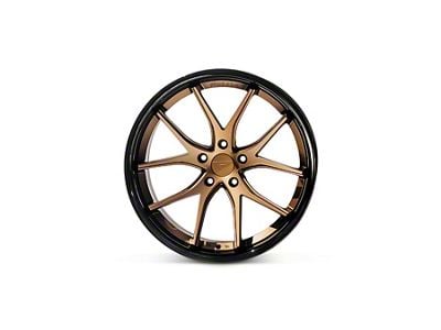 Ferrada Wheels FR2 Matte Black with Gloss Black Lip Wheel; 19x8.5; 33mm Offset (16-24 Camaro, Excluding ZL1)