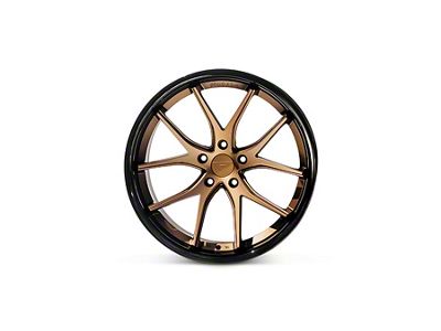 Ferrada Wheels FR2 Matte Black with Gloss Black Lip Wheel; 19x8.5 (16-24 Camaro, Excluding ZL1)