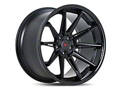 Ferrada Wheels CM2 Matte Black with Gloss Black Lip Wheel; 20x10 (08-23 RWD Challenger, Excluding Widebody)