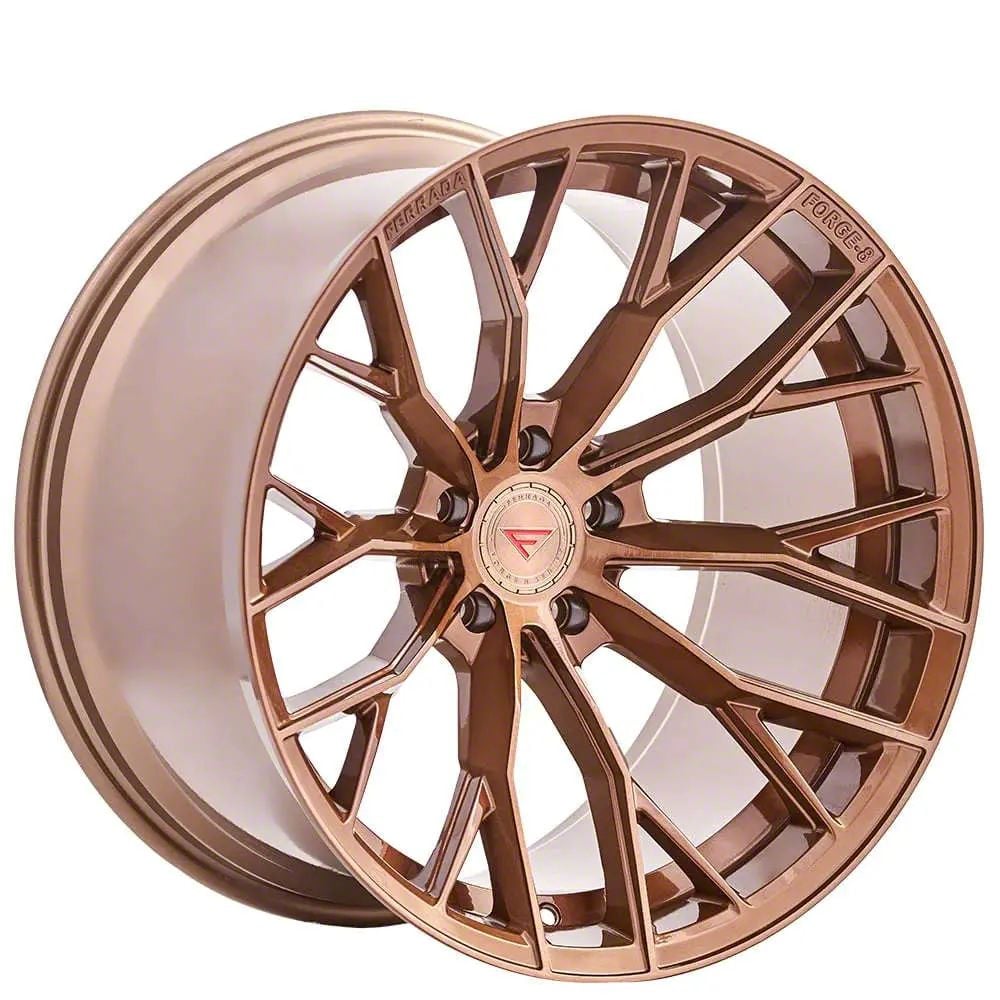 Ferrada Wheels Challenger F8-FR9 Brushed Cobre Wheel; 20x10 Ferrada Wheels Challenger F8-FR9 Brushed Cobre Wheel; 20x10