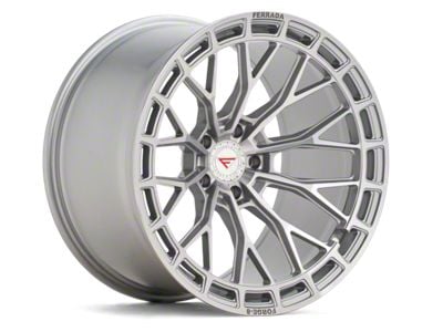 Ferrada Wheels FR12 Machine Silver Wheel; Rear Only; 20x10.5; 20mm Offset (08-23 RWD Challenger, Excluding Widebody)