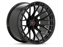 Ferrada Wheels FR12 Obsidian Black Wheel; 20x12; 0mm Offset (18-23 Challenger Widebody)