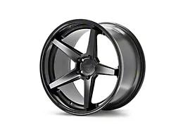 Ferrada Wheels FR3 Matte Black with Gloss Black Lip Wheel; 20x11.5 (18-23 Challenger Widebody)