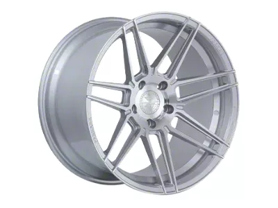 Ferrada Wheels FR6 Machine Silver Wheel; Rear Only; 20x10.5; 15mm Offset (08-23 RWD Challenger, Excluding Widebody)