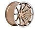 Ferrada Wheels CM2 Brushed Cobre with Chrome Lip Wheel; 22x11 (20-23 Charger Widebody)