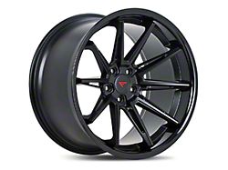 Ferrada Wheels CM2 Matte Black with Gloss Black Lip Wheel; 20x10 (11-23 RWD Charger, Excluding Widebody)