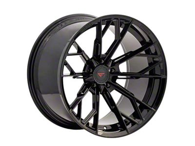 Ferrada Wheels F8-FR11 Obsidian Black Wheel; 20x10; 13mm Offset (11-23 RWD Charger, Excluding Widebody)