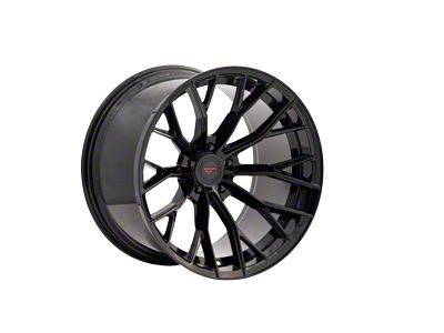 Ferrada Wheels F8-FR9 Obsidian Black Wheel; 20x9; 15mm Offset (11-23 RWD Charger, Excluding Widebody)