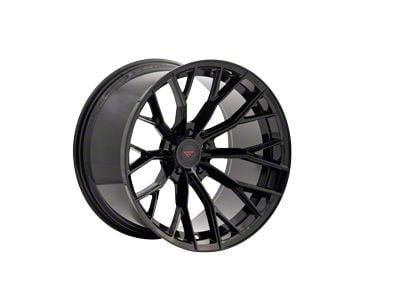 Ferrada Wheels F8-FR9 Obsidian Black Wheel; 20x9 (11-23 RWD Charger, Excluding Widebody)