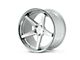 Ferrada Wheels FR3 Machine Silver with Chrome Lip Wheel; 20x9 (11-23 RWD Charger, Excluding Widebody)
