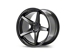 Ferrada Wheels FR3 Matte Black with Gloss Black Lip Wheel; 20x10 (20-23 Charger Widebody)