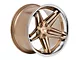 Ferrada Wheels CM1 Brushed Cobre with Chrome Lip Wheel; Front Only; 20x9 (20-24 Corvette C8 Stingray)