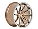 Ferrada Wheels CM2 Brushed Cobre with Chrome Lip Wheel; Rear Only; 20x10.5 (20-24 Corvette C8 Stingray)
