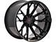 Ferrada Wheels F8-FR11 Obsidian Black Wheel; Rear Only; 20x11 (20-24 Corvette C8 Stingray)
