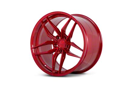 Ferrada Wheels F8-FR5 Brushed Rouge Wheel; Rear Only; 20x11.5; 32mm Offset (20-25 Corvette C8 Stingray)