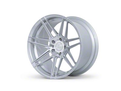Ferrada Wheels F8-FR6 Machine Silver Wheel; Front Only; 20x9; 35mm Offset (20-25 Corvette C8 Stingray)