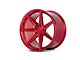 Ferrada Wheels F8-FR7 Brushed Rouge Wheel; Rear Only; 20x11.5 (20-24 Corvette C8 Stingray)