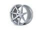 Ferrada Wheels F8-FR7 Machine Silver Wheel; Rear Only; 21x10.5 (20-24 Corvette C8 Stingray)