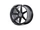 Ferrada Wheels F8-FR7 Matte Black Wheel; Rear Only; 20x10 (20-24 Corvette C8 Stingray)