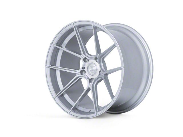 Ferrada Wheels F8-FR8 Machine Silver Wheel; Rear Only; 21x10.5 (20-24 Corvette C8 Stingray)