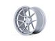 Ferrada Wheels F8-FR8 Machine Silver Wheel; Rear Only; 21x10.5 (20-24 Corvette C8 Stingray)