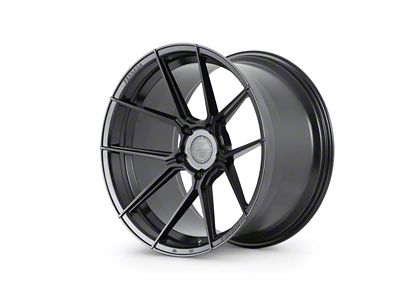 Ferrada Wheels F8-FR8 Matte Black Wheel; Rear Only; 21x10.5; 25mm Offset (20-25 Corvette C8 Stingray)