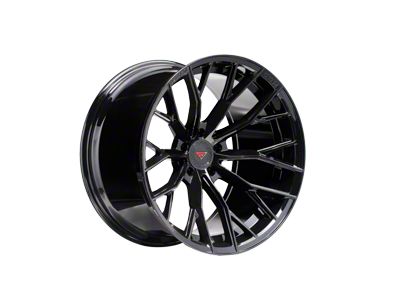 Ferrada Wheels F8-FR9 Obsidian Black Wheel; Rear Only; 20x12; 45mm Offset (20-25 Corvette C8 Stingray)