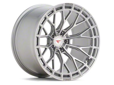 Ferrada Wheels FR12 Machine Silver Wheel; Front Only; 20x9; 35mm Offset (20-25 Corvette C8 Stingray)