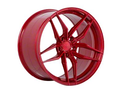 Ferrada Wheels FR5 Brushed Rouge Wheel; Front Only; 20x10; 40mm Offset (23-26 Corvette C8 E-Ray, Z06)