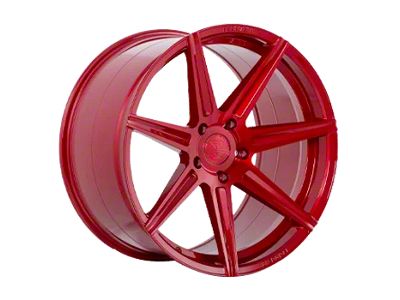 Ferrada Wheels FR7 Brushed Rouge Wheel; Front Only; 20x10; 40mm Offset (23-26 Corvette C8 E-Ray, Z06)
