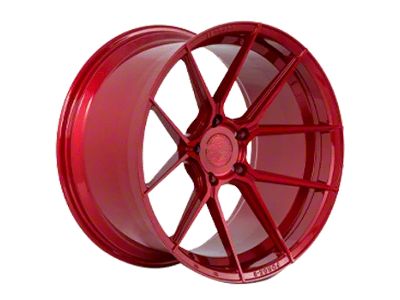 Ferrada Wheels FR8 Brushed Rouge Wheel; Front Only; 20x10; 40mm Offset (23-26 Corvette C8 E-Ray, Z06)