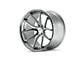 Ferrada Wheels FR2 Machine Silver with Chrome Lip Wheel; Rear Only; 20x10.5 (21-24 Mustang Mach-E)