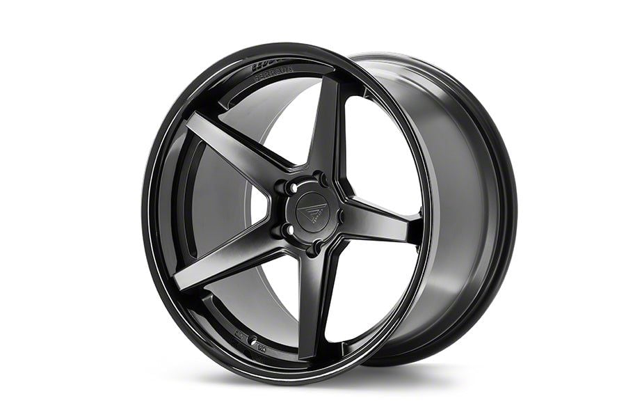 Mustang 555 Chromium Black with Machined Lip Wheel; 17x8