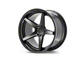 Ferrada Wheels FR3 Matte Black with Gloss Black Lip Wheel; 19x9.5; 20mm Offset (24-25 Mustang)