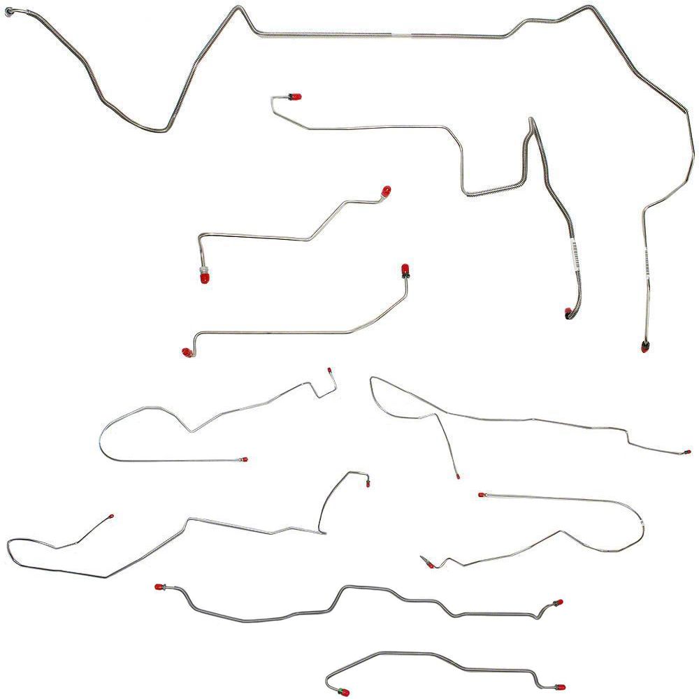 Fine Lines Camaro Complete Brake Line Kit; Stainless CBK0252SS (95-97 ...