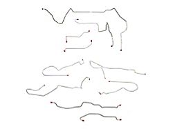 Fine Lines Complete Brake Line Kit; Steel (98-02 Camaro w/ Traction Control & Disc Brakes)