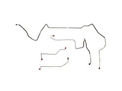 Fine Lines Front Brake Line Kit; Stainless (95-97 Camaro w/ ABS)