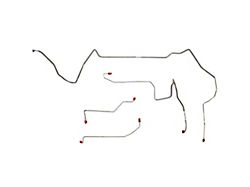 Fine Lines Front Brake Line Kit; Stainless (98-02 Camaro)